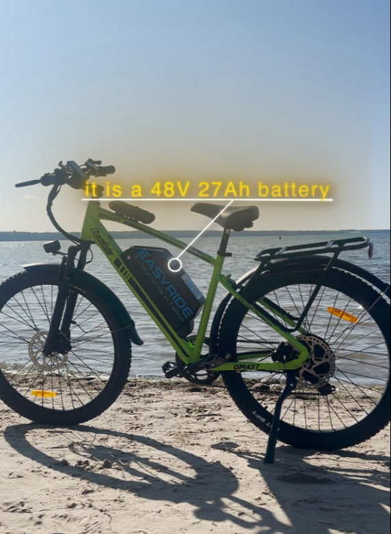EasyRide DM427 beside the coast